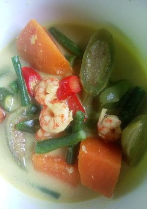 Foto resep Sayur Santan Ubi kuning Udang