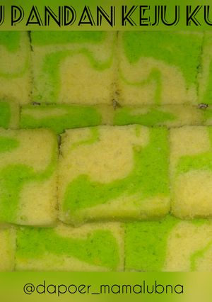 Foto resep Bolu pandan keju kukus