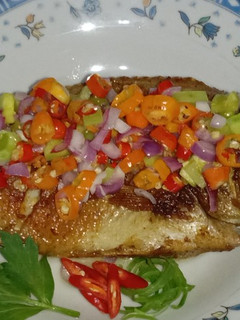 Foto resep Ikan panggang sambal colo colo