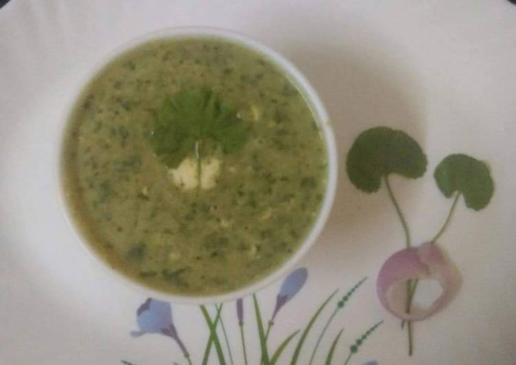 Steps to Prepare Award-winning Brahmi leaves soup