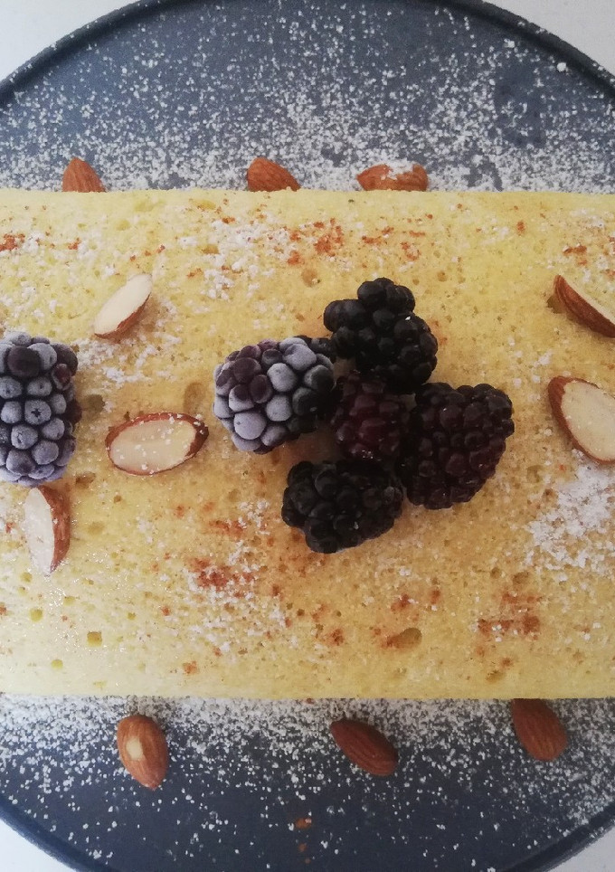 Una foto de Jelly roll de crema de limón