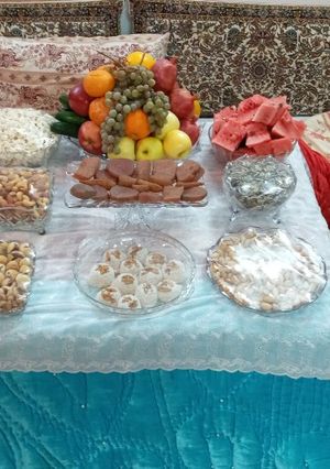 عکسی از دستور اینم شب یلدای ما خانه پدری و خانه پدرشوهر