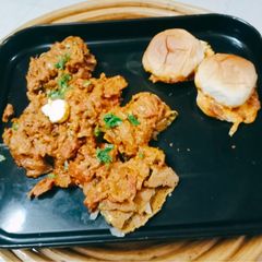 Street style Egg burfi gravy A picture of Street style Egg burfi gravy.