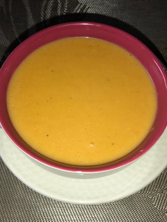 Una foto de Crema de porotos