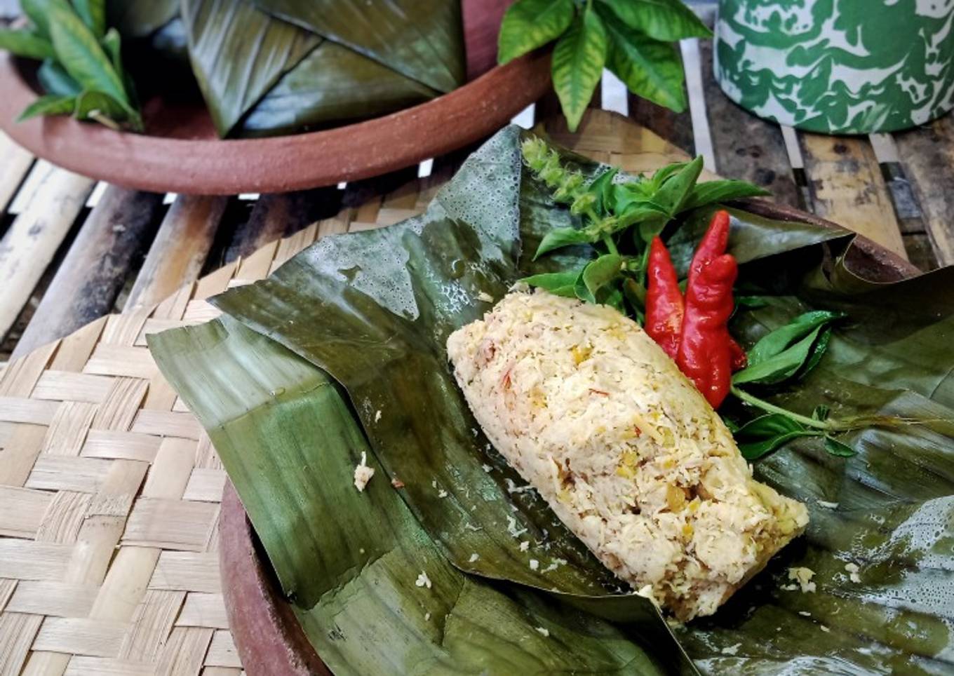 Botok Udang Tempe Rempah