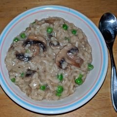 Mushroom Risotto Instant Pot IP A picture of Mushroom Risotto Instant Pot IP.