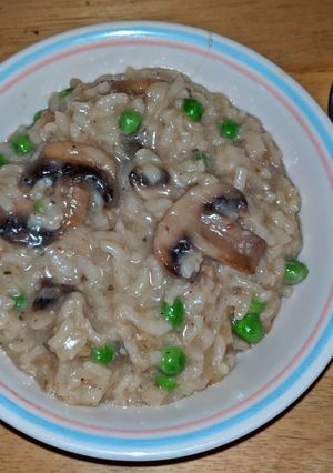 A picture of Mushroom Risotto Instant Pot IP.