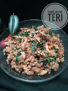 Foto resep Tumis oncom teri