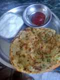 Stuff (row mix veg with cheese) paratha
