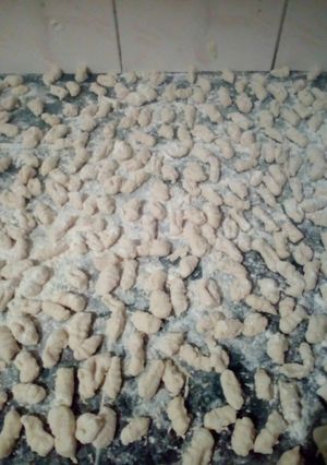 Una foto de Ñoquis Con Puré Instantáneo