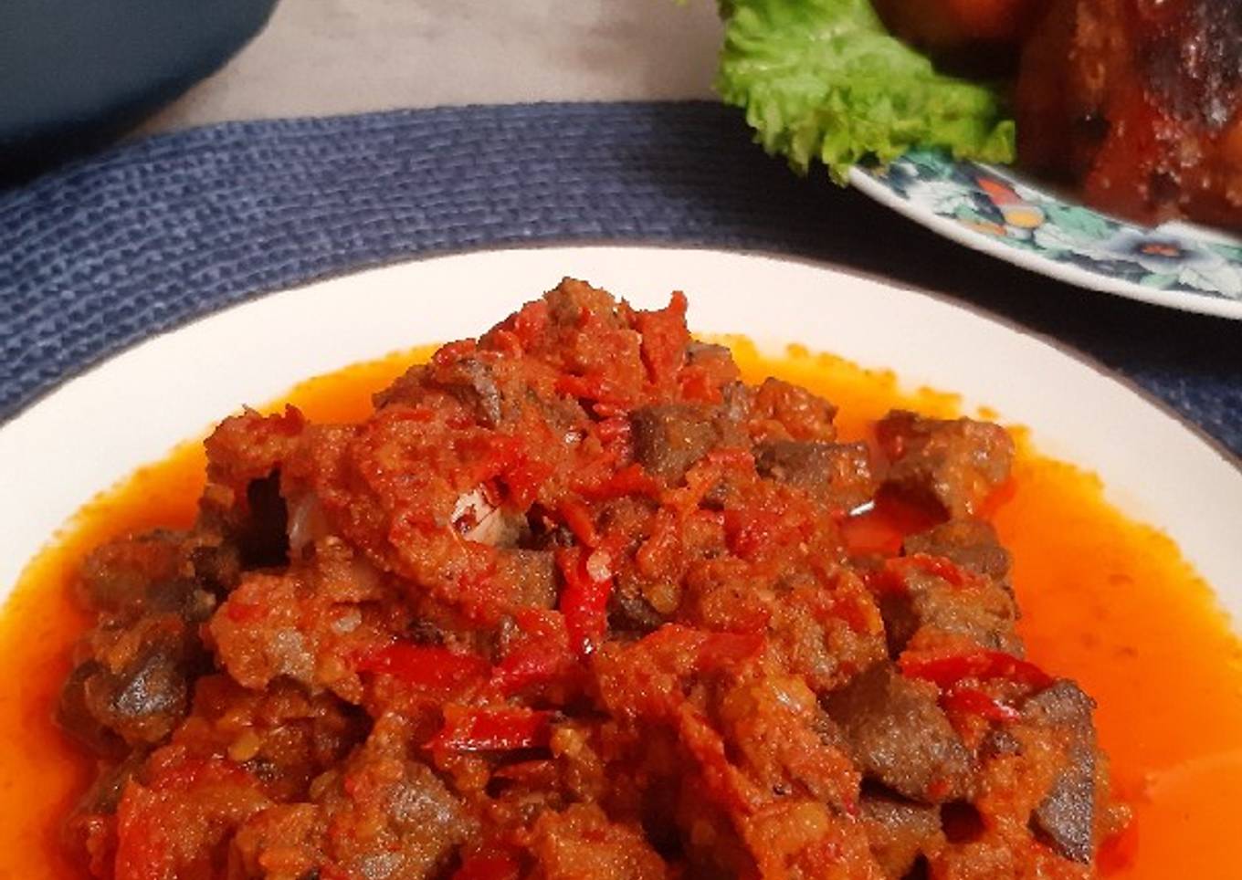 Sambel Goreng Ati Sapi (Ala Nasi Racik)