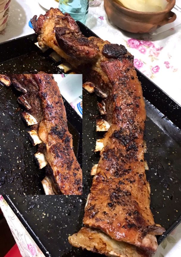 Una foto de Asado al horno como si fuera a la parrilla 👌#FIT