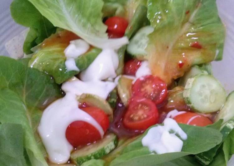 Cara Mudah Membuat Simpli mixed salad Super Enak