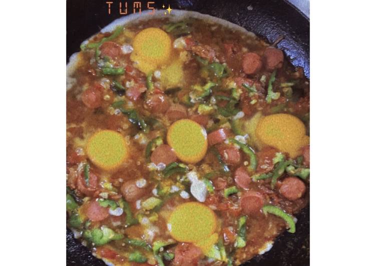Recipe of Any-night-of-the-week Shakshuka - Arab poached eggs