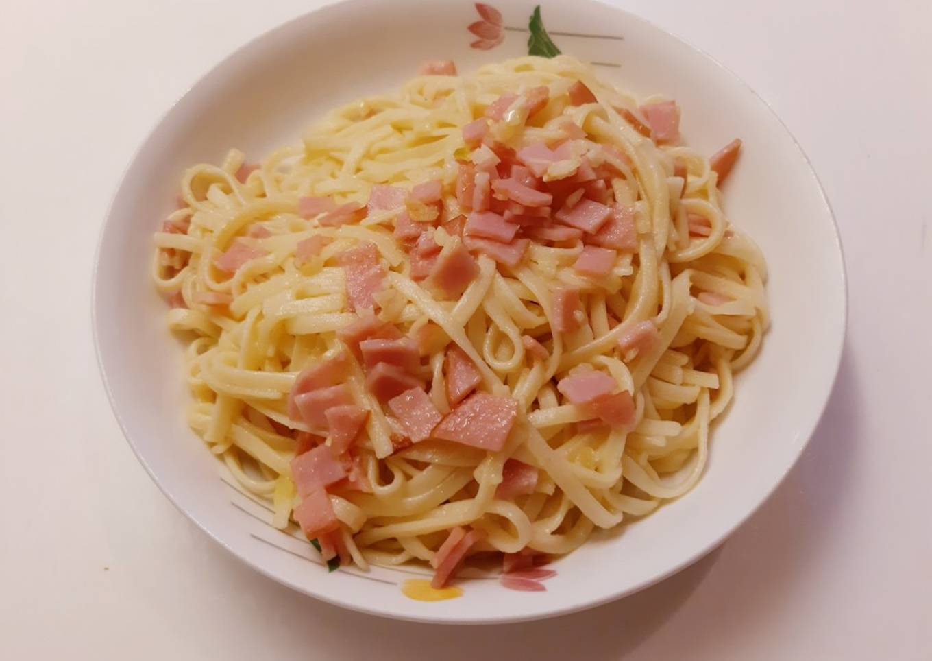 Garlic ham linguini (#417)