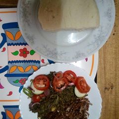 Omena and ugali A picture of Omena and ugali.