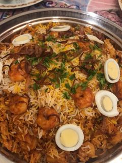 صورة لوصفة برياني الجمبري