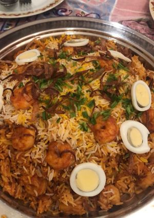 صورة لوصفة برياني الجمبري
