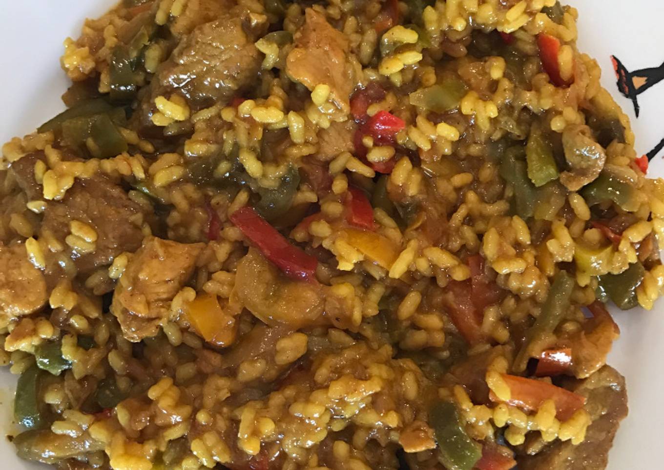 Arroz al ras el hanout