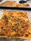 Cheesy toast onions