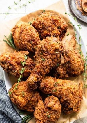A picture of Fried bird.