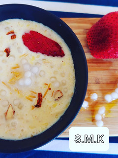 साबुदाणा खीर (Sabudana kheer recipe in marathi) रेसिपी चे मुख्य फोटो