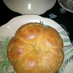 A picture of Fish stuffed bread.