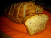 Una foto de budín con harina 0000 de banana