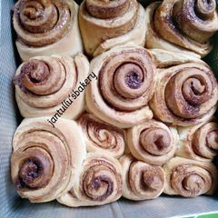 A picture of Soft,easy cinnamon rolls.