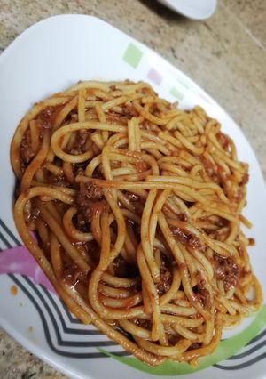 صورة لوصفة معكرونة ببندورة