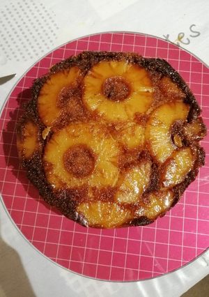 Une photo de Gâteau ananas au rhum vieux
