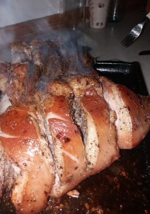 Una foto de Costillar de cerdo