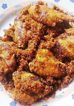 Foto resep Ayam Goreng Kremes Kelapa
