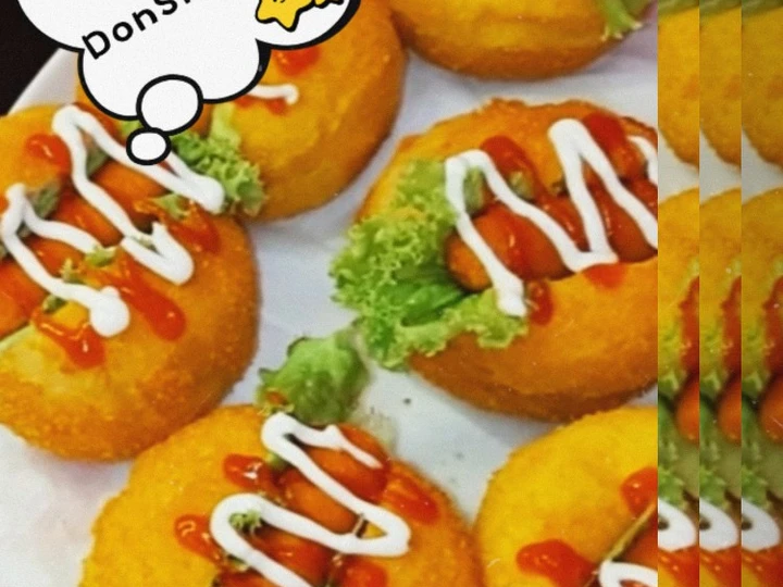 Cara Mudah Membuat Resep DonSis Krispy (Donut Sosis) yang Bisa Manjain Lidah Anti Ribet, Lezat