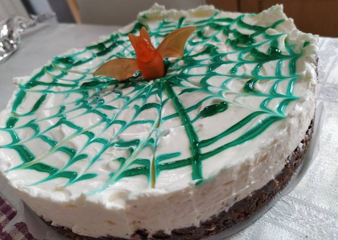 Modo semplice a Fai  Veloce Cheesecake ragnatela 🎃
