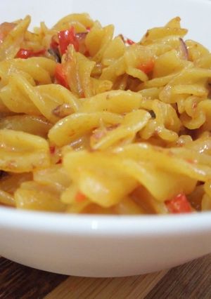 A picture of Pasta Fusilli With Coconut Cream.