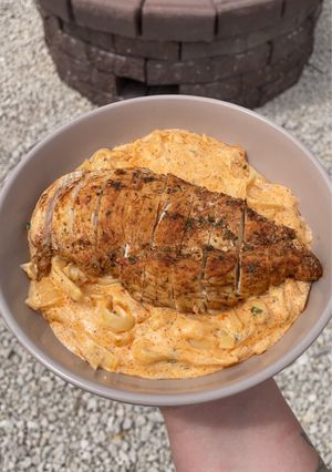Chicken Alfredo recept fotója