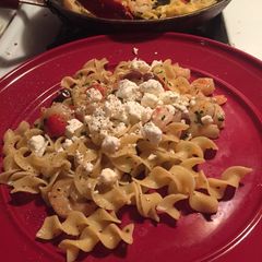 Greek Pasta with Shrimp A picture of Greek Pasta with Shrimp.