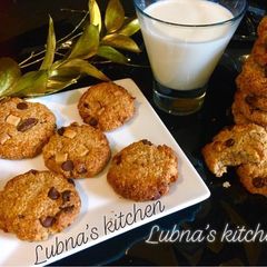 Banana Oatmeal Cookies: A picture of Banana Oatmeal Cookies:.