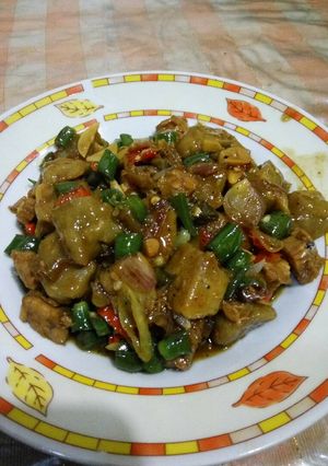Foto resep Tumis bakso Lombok ijo