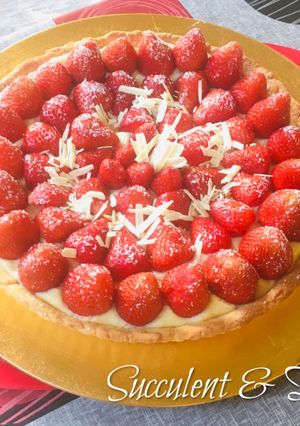 Une photo de Tarte aux fraises 🍓
