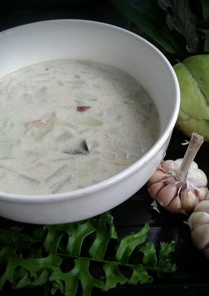 Foto resep Lodeh Labu Siam Kuah Susu