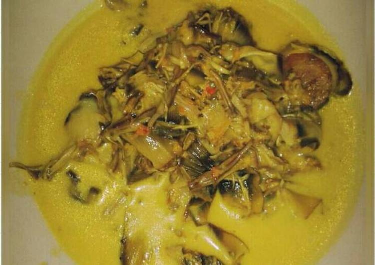 Cara Membuat Lodeh Jantung Pisang Lezat