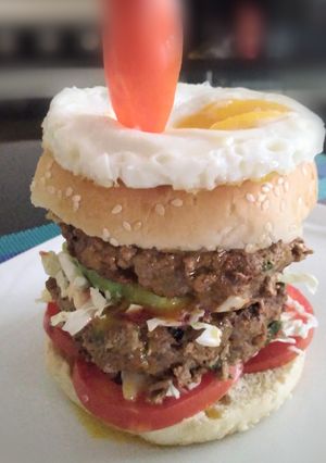 Una foto de Double Burger 👍🇵🇪