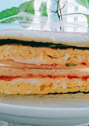 Hình của món Sandwich trứng.