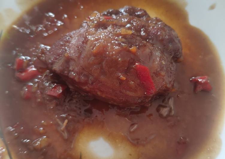 Carrilleras al Pedro Ximénez en mambo