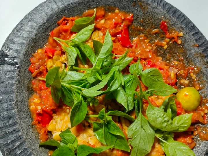 Cara Gampang Membikin Resep Sambel Tempe Kemangi yang Lezat Anti Ribet, Lezat Sekali