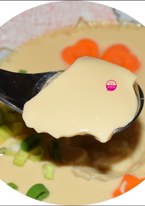 簡單三步驟滑嫩蒸蛋(電鍋、炒菜鍋兩用版) 的食譜成品照片