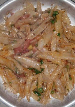 A picture of Masala pasta.