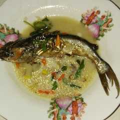 Ikan panggangan masak santan kemangi রেসিপির প্রধান ছবি